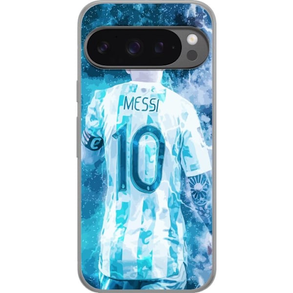 Google Pixel 9 Pro XL Gennemsigtig cover Lionel Andrés Messi