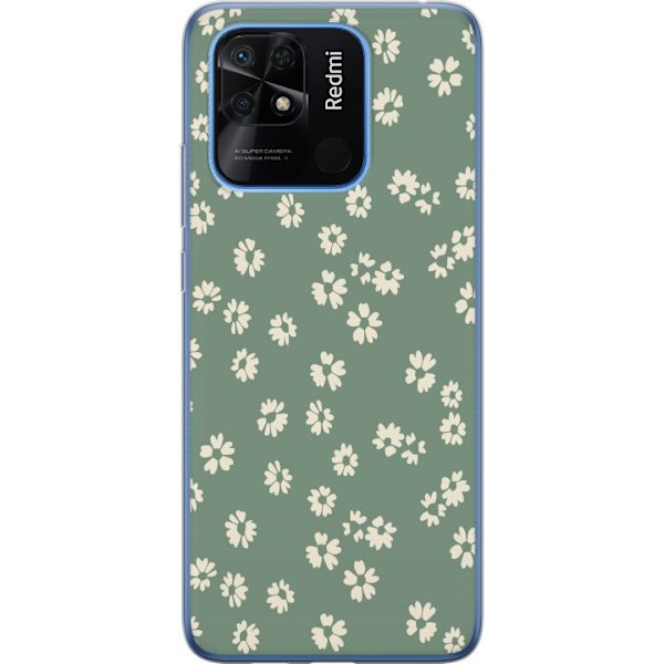 Xiaomi Redmi 10C Genomskinligt Skal Blomsterdröm – färgglatt blommönster