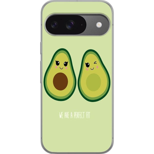 Google Pixel 9 Gennemsigtig cover Avocado