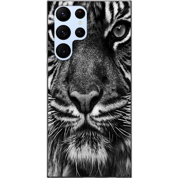 Samsung Galaxy S22 Ultra 5G Genomskinligt Skal Tiger