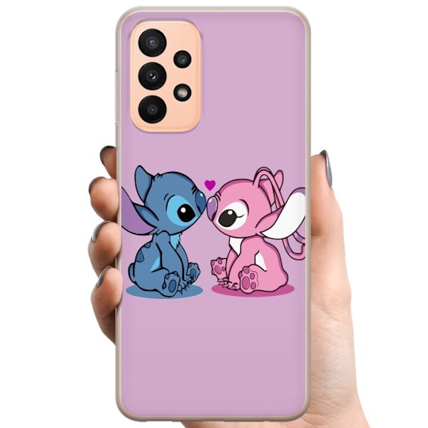 Samsung Galaxy A23 TPU Mobilcover Lilo og Stitch