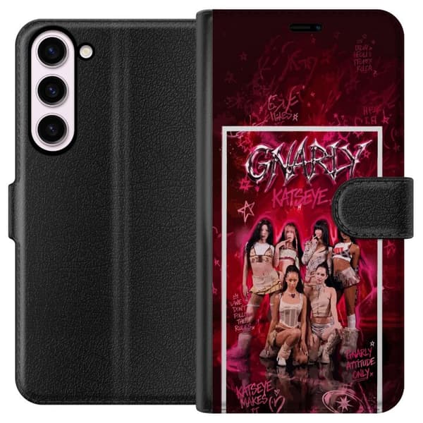 Kompatibel Tegnebogsetui til Samsung Galaxy S23+ KATSEYE pink