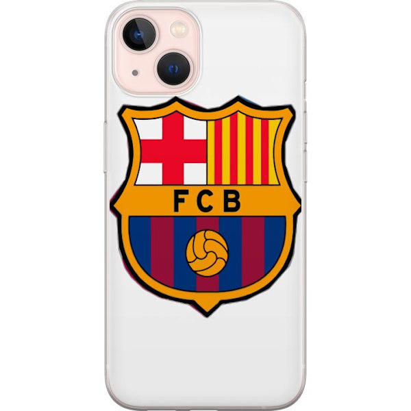 Apple iPhone 13 Läpinäkyvä kuori FC Barcelona Emblem Jalkapallo Katalonia Sininen Punainen Seuran Logo Ylpeys La Liga Fanit Ikoninen Kuva