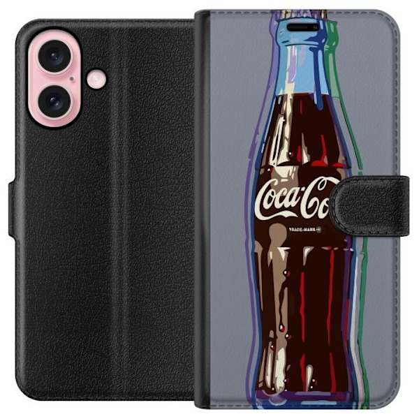 Apple iPhone 16 Lommeboketui Coca Cola