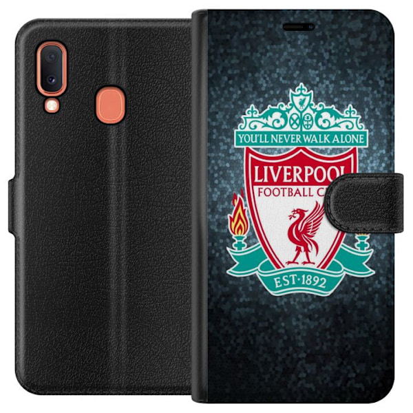 Samsung Galaxy A20e Tegnebogsetui Liverpool