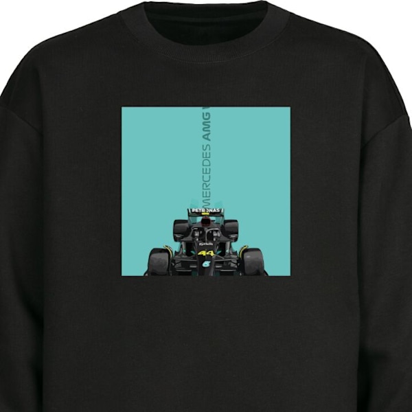 Sweatshirt for Voksen | Klassisk Collegegenser Mercedes F1 svart XL