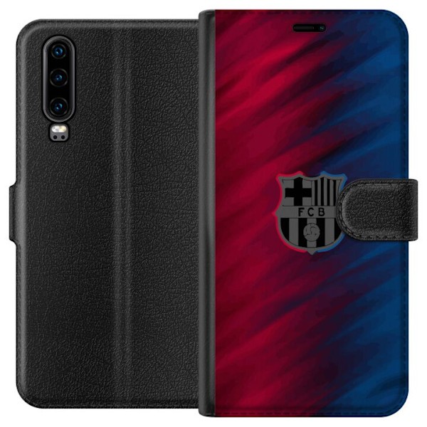 Huawei P30 Tegnebogsetui FC Barcelona