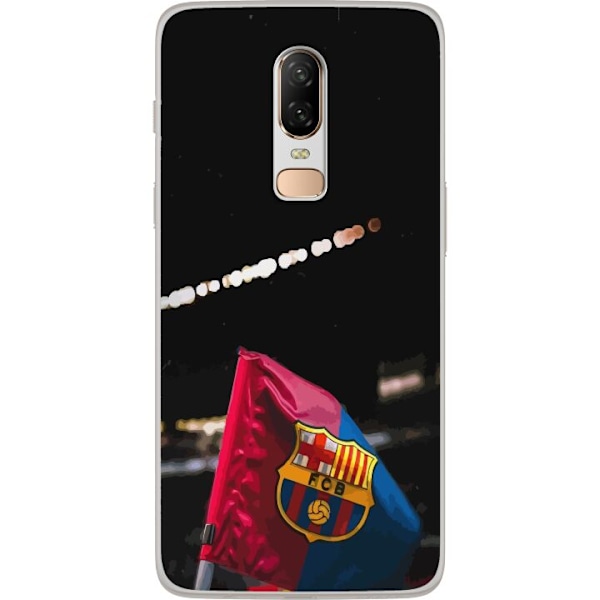 OnePlus 6 Läpinäkyvä kuori FCB Barcelona