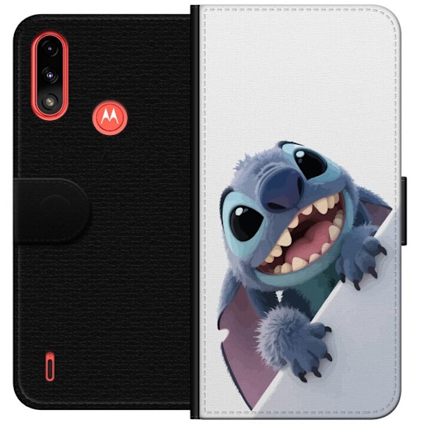 Motorola Moto E7 Power Lompakkokotelo Iloinen Ommel