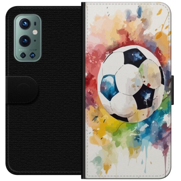 OnePlus 9 Pro Tegnebogsetui Fodbold