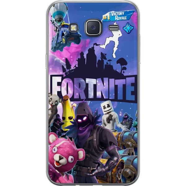 Samsung Galaxy J5 Genomskinligt Skal Fortnite