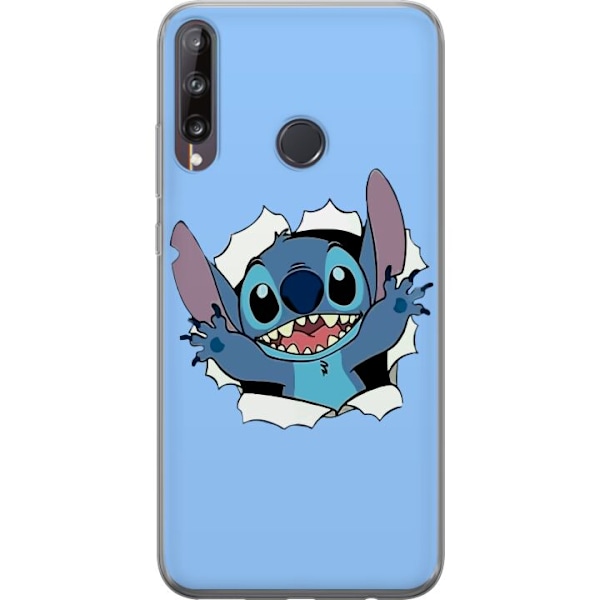 Huawei P40 lite E Genomskinligt Skal Stitch heeej