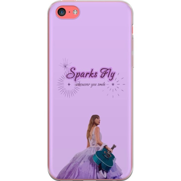 Apple iPhone 5c Läpinäkyvä kuori Taylor Swift - Sparks Fly
