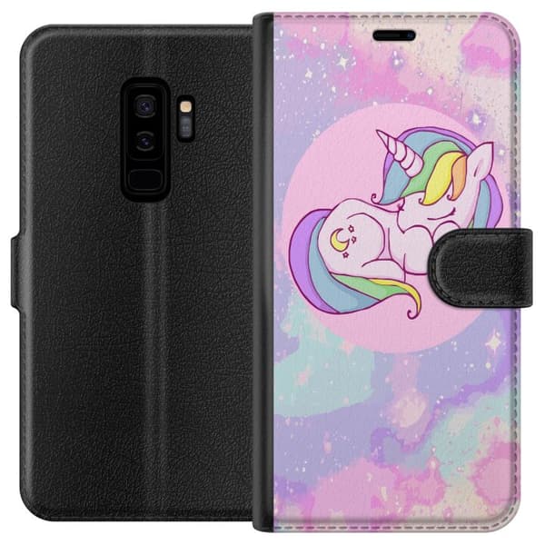 Kompatibel Tegnebogsetui til Samsung Galaxy S9+ Sovende Enkehøne