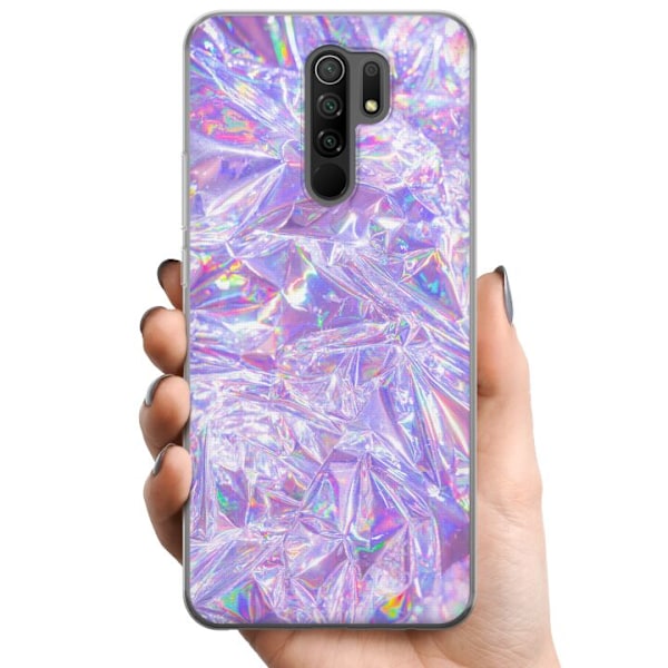 Xiaomi Redmi 9 TPU Mobildeksel Holografiske diamanter