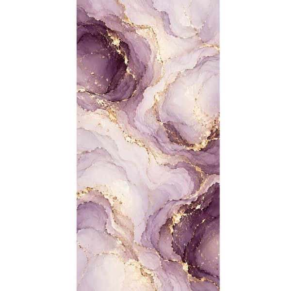 Kompatibelt Lommeboketui til Apple iPhone 13 Pro Lavendelmarmor lila