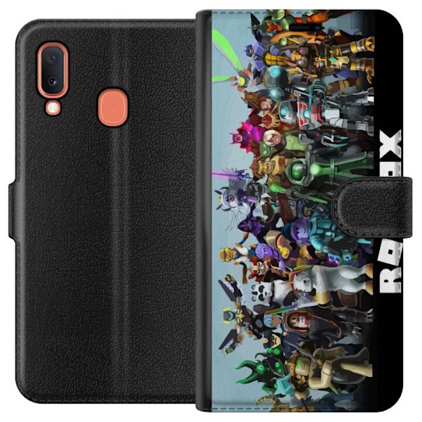Samsung Galaxy A20e Tegnebogsetui Roblox