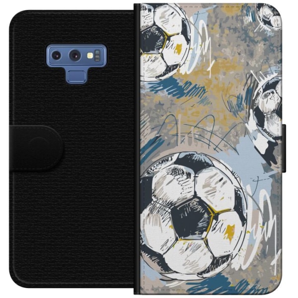 Samsung Galaxy Note9 Lompakkokotelo Jalkapallo