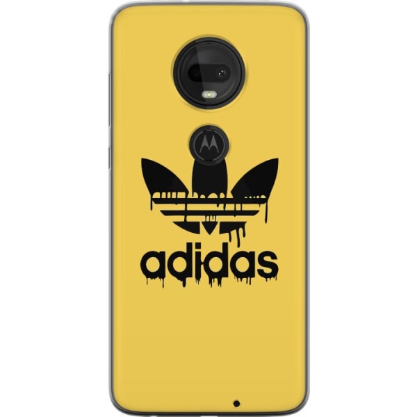 Motorola Moto G7 Genomskinligt Skal Adidas