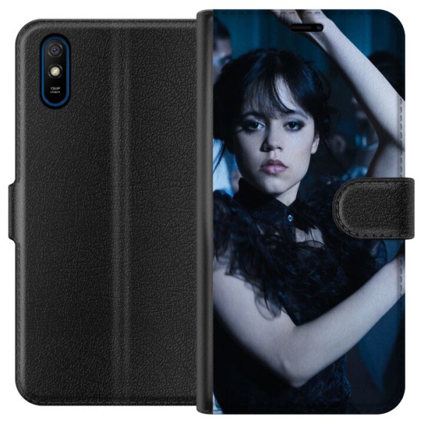 Xiaomi Redmi 9A Lompakkokotelo Wednesday Addams