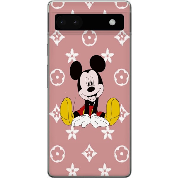 Google Pixel 6a Gjennomsiktig deksel Mickey Mouse