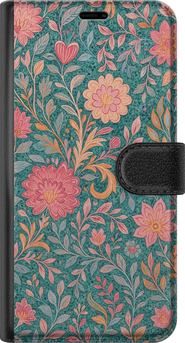 Kompatibel Tegnebogsetui til Apple iPhone 12 mini Floral Dream
