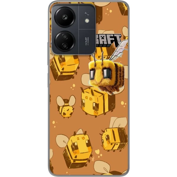 Xiaomi Redmi 13C Läpinäkyvä kuori Minecraft Bi