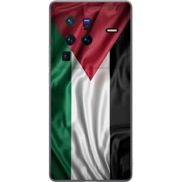 vivo X80 Pro Gjennomsiktig deksel Palestinaflagget – ikonisk