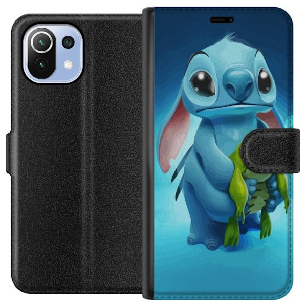 Xiaomi Mi 11 Lite Lommeboketui Stitch og frosken