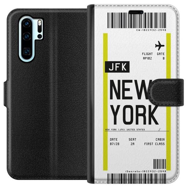 Kompatibelt Lommeboketui til Huawei P30 Pro New York