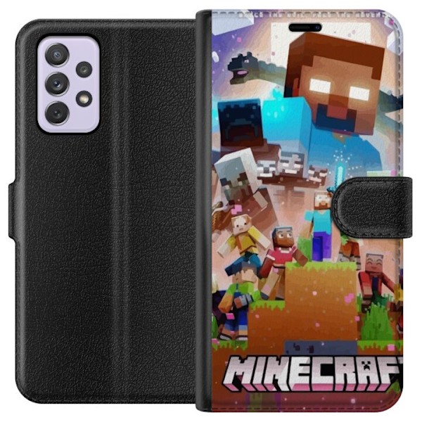 Samsung Galaxy A52s 5G Tegnebogsetui Minecraft