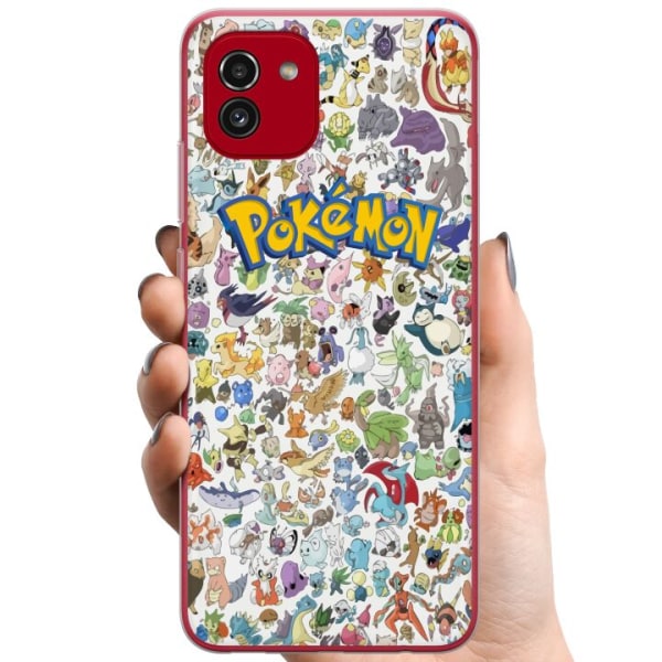 Samsung Galaxy A03 TPU Matkapuhelimen kuori Pokémon