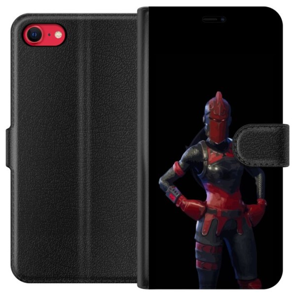 Apple iPhone 8 Plånboksfodral Fortnite - Red Knight