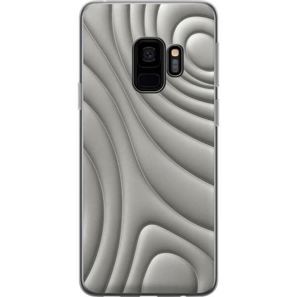 Kompatibelt Mobilskal till Samsung Galaxy S9 Silver Waves