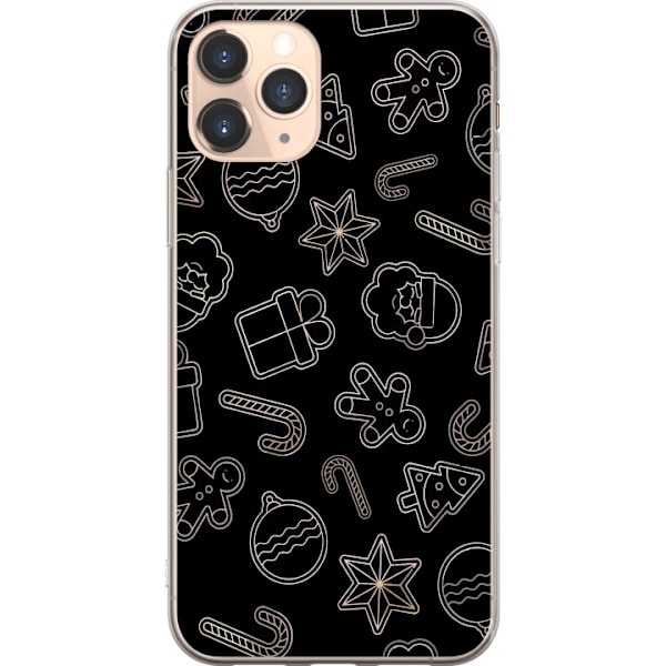 Apple iPhone 11 Pro Gennemsigtig cover Julemønster