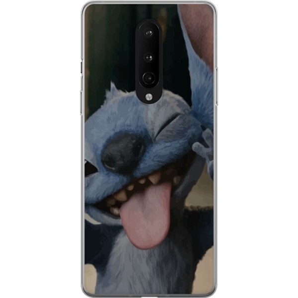OnePlus 8 Genomskinligt Skal Stitch Söt Alien – Blå Favorit från Yttre Rymden