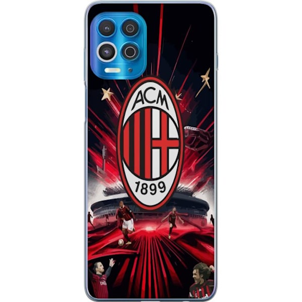 Motorola Edge S Gennemsigtig cover AC Milan