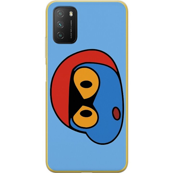Xiaomi Poco M3  Genomskinligt Skal Bold Bot Head