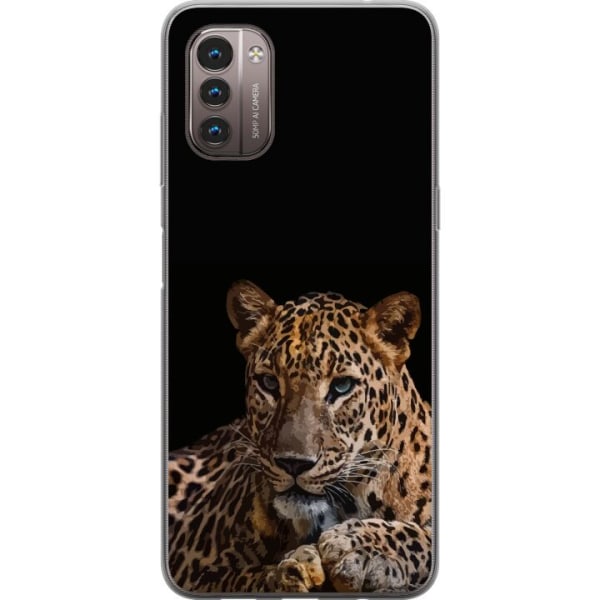 Nokia G21 Läpinäkyvä kuori Leopard