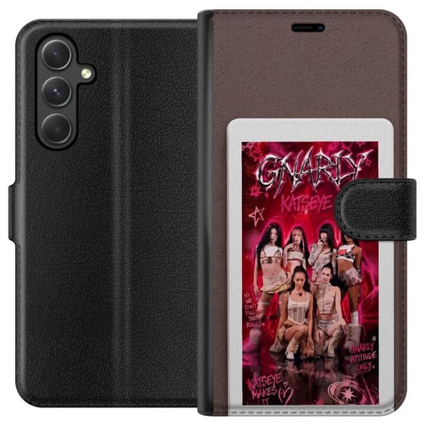 Kompatibel Tegnebogsetui til Samsung Galaxy A25 KATSEYE pink