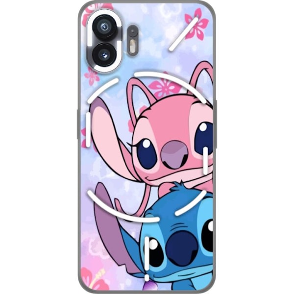 Nothing Phone (2) Genomskinligt Skal Stitch & Angel