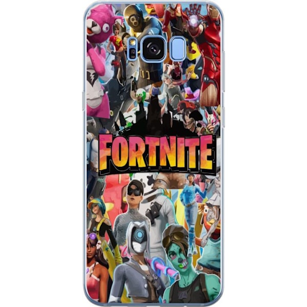 Samsung Galaxy S8 Läpinäkyvä kuori Fortnite