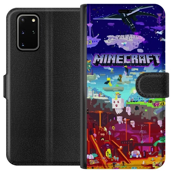 Samsung Galaxy S20+ Lompakkokotelo Minecraft