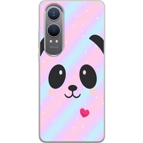 OnePlus Nord CE4 Lite Gennemsigtig cover Regnbue Panda