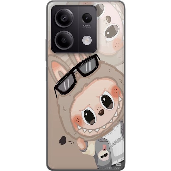 Xiaomi Redmi Note 13 Pro Läpinäkyvä kuori Labubu Rainbow Chaos