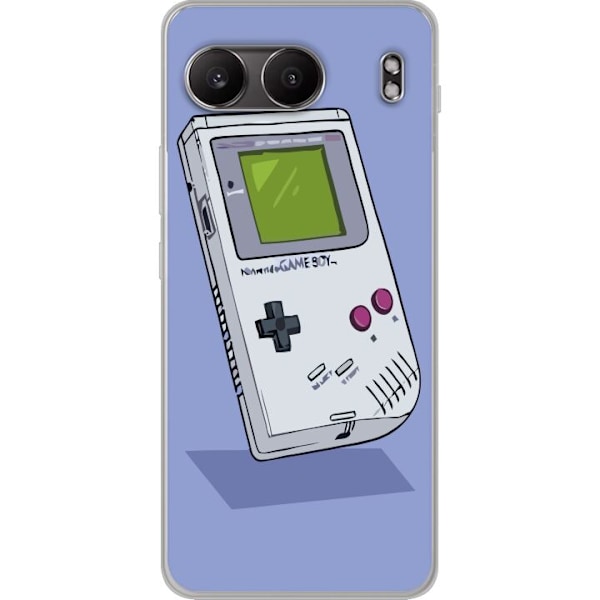 OnePlus Nord 4 Gjennomsiktig deksel Game Boy Lilla