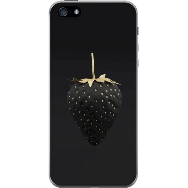 Apple iPhone 5 Gjennomsiktig deksel Luksuriøs Jordbær