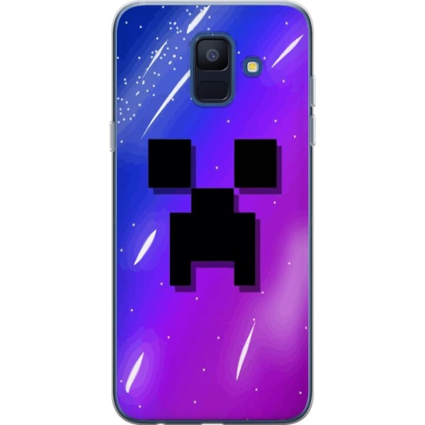 Samsung Galaxy A6 (2018) Genomskinligt Skal Minecraft