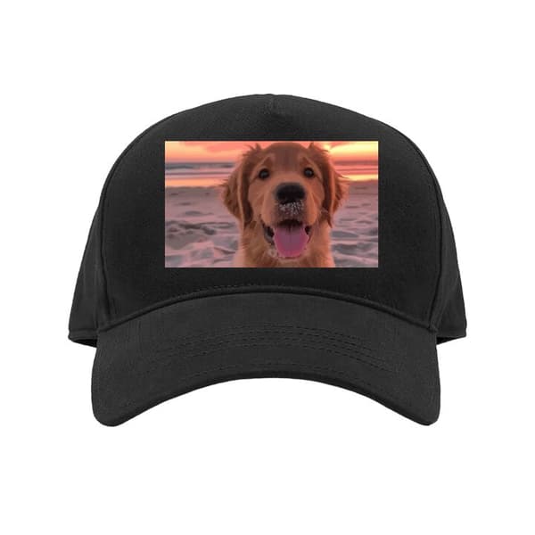 Caps for Barn Hund svart Barn