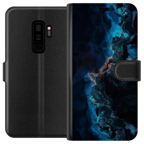 Kompatibelt Plånboksfodral till Samsung Galaxy S9+ Galaxy Marmor
